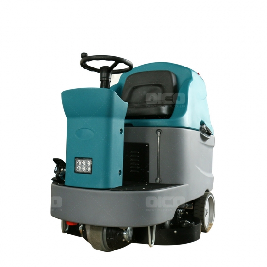 OR-V8 Ride-on Warehouse Commercial Electric Floor Cleaning Scrubber Machine