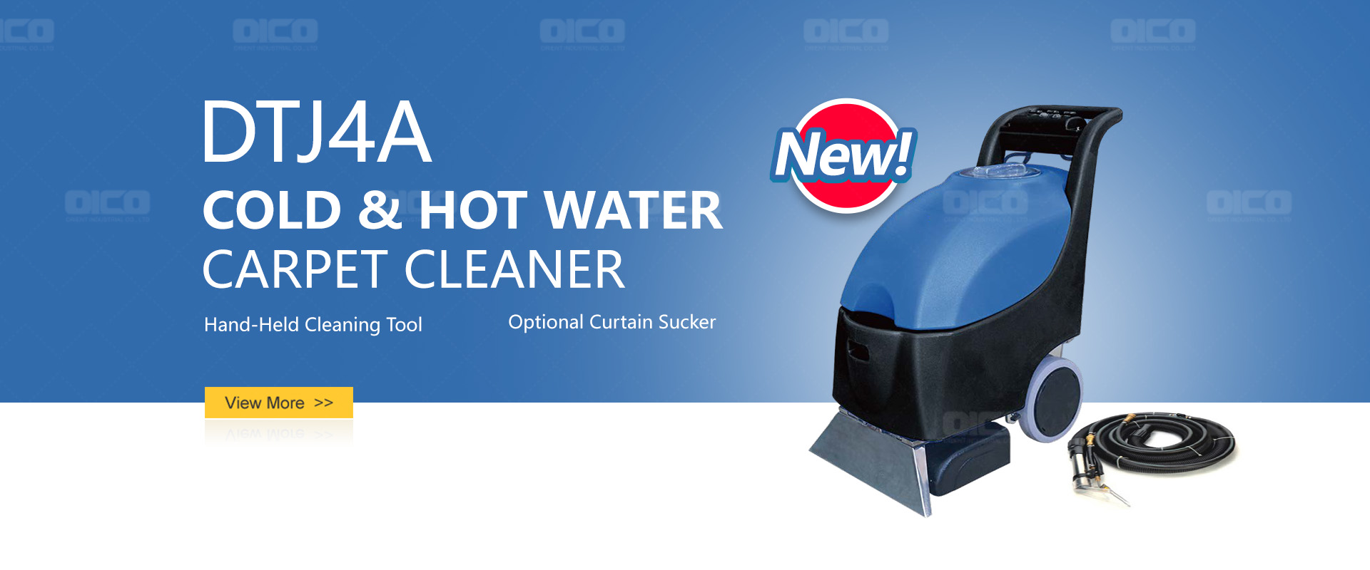 OR-DTJ4A Three-In-One Cold & Hot Water Carpet Cleaner  